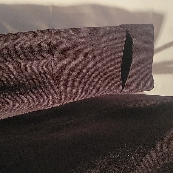 Vince Camuto Black Cowell Neck Sweater Dress, Size: L - Picture 4 of 11